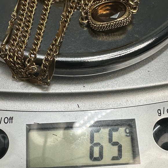 Vintage, Sarah Coventry, Golden embers, three strand, gold tone, chain, stunning - Picture 9 of 14